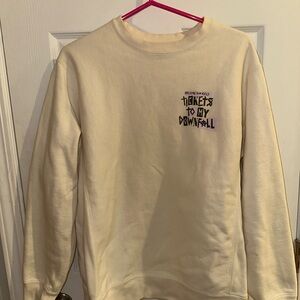 Cream Machine Gun Kelly (MGK) Tickets to my Downfall Sweatshirt